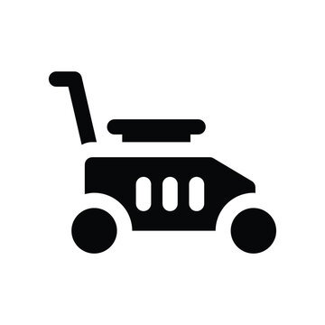 recommend clip art: mower icon. vector glyph icon for your website, mobile, presentation, and logo design.