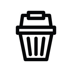 bucket icon. vector line icon for your website, mobile, presentation, and logo design.