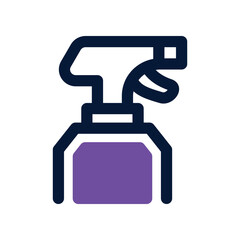spray icon. vector dual tone icon for your website, mobile, presentation, and logo design.