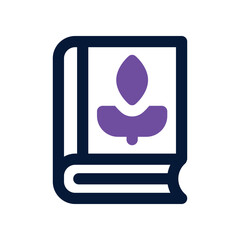 book icon. vector dual tone icon for your website, mobile, presentation, and logo design.