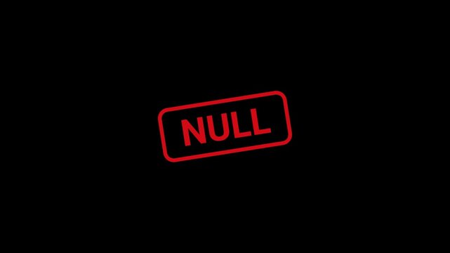 Null Text Stamp Animation