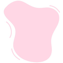 illustration of a pink background, pink abstract shape