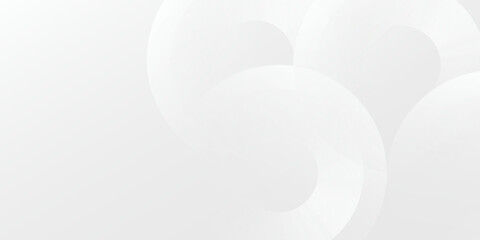 Abstract geometric circle composition in minimalist design simple art