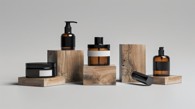 Cosmetics product or packaging design and brand for mockups