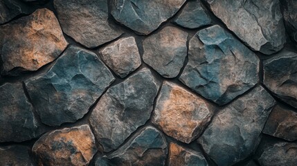 Obraz premium Gentle Stone Wall with Soft Focus and Studio Lighting