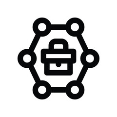 network icon. vector line icon for your website, mobile, presentation, and logo design.