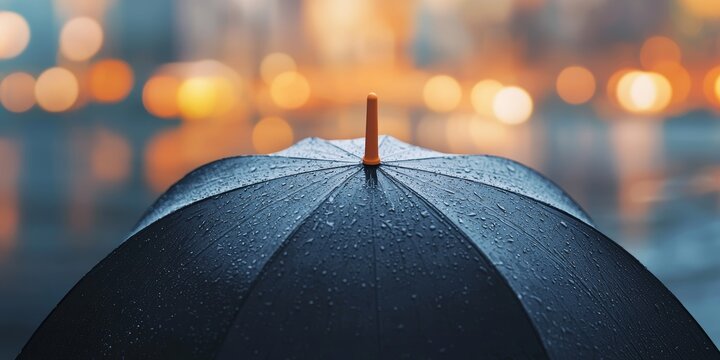 Umbrella Protecting Earth Against Pollution and Environmental Issues