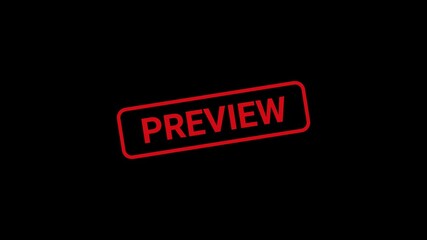 Preview Text Stamp Animation