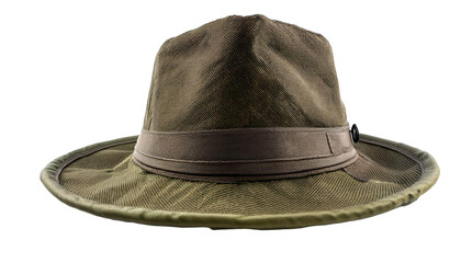 Fishing hat isolated on white background