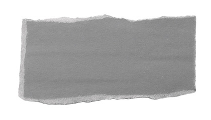 grey ripped paper torn edges strips isolated on white background