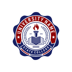 Fototapeta premium University Logo Vector Image
