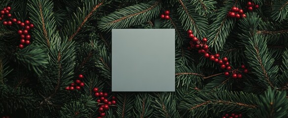 The Blank Square on Greenery