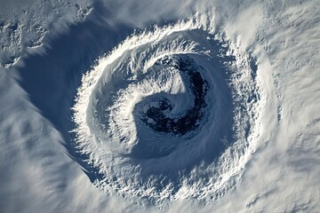 Mount erebus, an active volcano located in antarctica, is releasing smoke from its crater, offering a breathtaking view from above