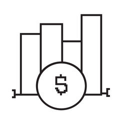 money ladder icon 