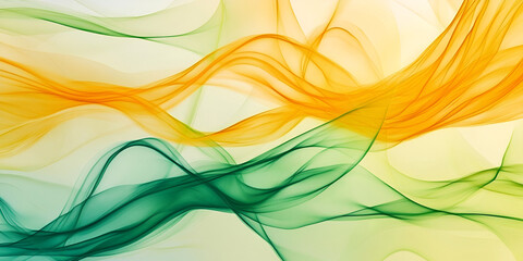 Abstract Colorful Smoke Waves