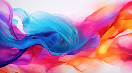 Obraz premium Abstract watercolor background with multicolored gradient spots.Delicate colored smoke for creative,actual design projects.