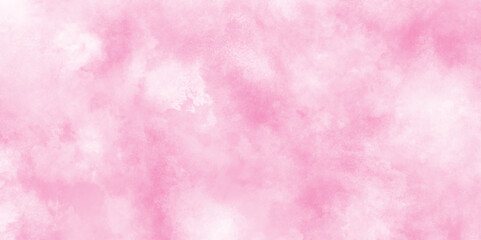 abstract colorful pink grunge background, Subtle light pink color ink effect shades paper texture with stains, Cloudy and grainy scratched magenta watercolor pastel painted on paper.