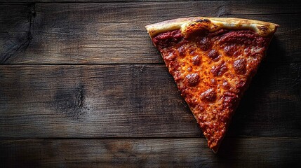 chicago deep dish pizza, served on a rustic wooden board