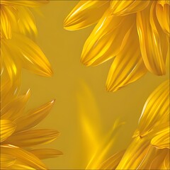 Obraz premium Sunflower(Loyalty, Happiness)_ A bright, uplifting abstract background made of sunflower petals.