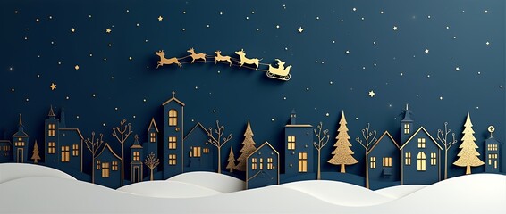 A variety of Christmas card collection. Christmas gift card and invitation set with lettering.