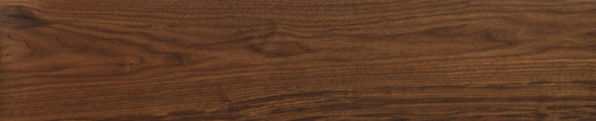 Fototapeta premium Black walnut wood texture of solid board oil finished