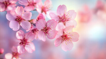 Pink Flowers in Bloom