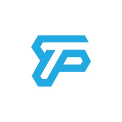 tp logo design vector template, initial tp letter logo design, pt logo design, initial pt letter logo design, TP vector logo, for financial companies, technology and others. Initial Letter TP logo.