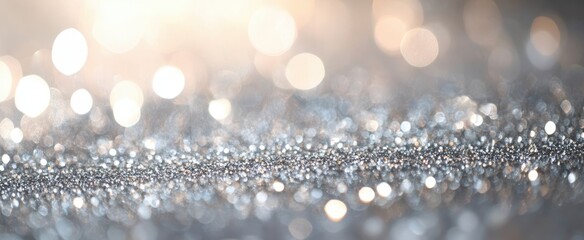 The Glimmering Silver Background