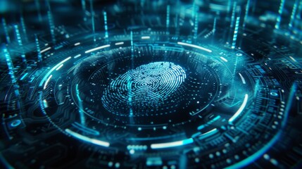 Digital Fingerprint Authentication Interface