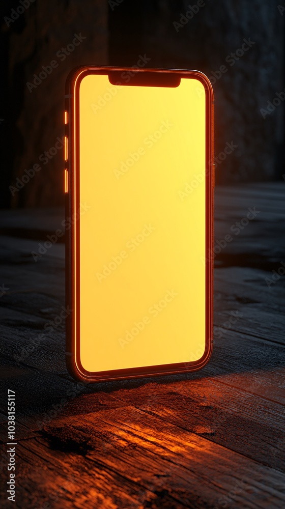 Poster a pop-up banner displaying flash sale countdowns and discounts on a mobile shopping app stock photo 