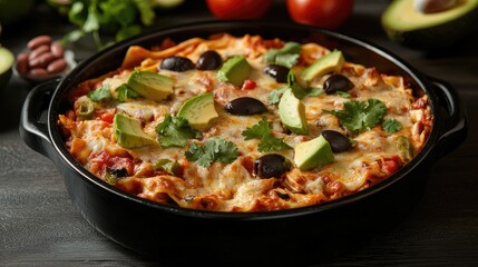Fresh Healthy Chicken Lasagna with Vegetables