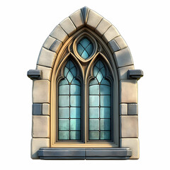 Fototapeta premium Gothic Arch Window.