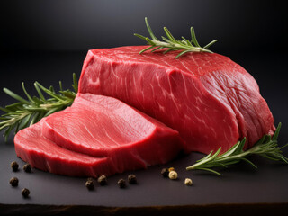 beaf steak with rosemary