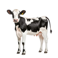 Cow, white isolate background