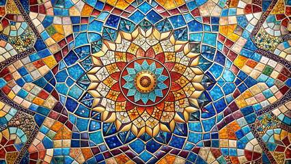 abstract mosaic tile background