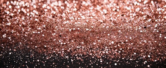 The Glittering Rose Gold Background