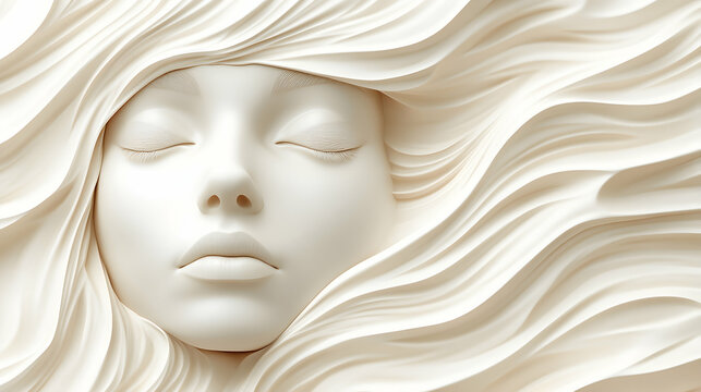 face of statue