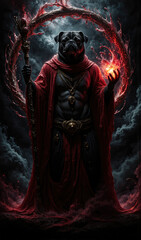 The Red Wizard Pug
