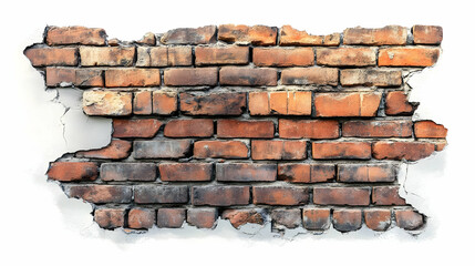 Obraz premium Weathered Brick Wall Texture.