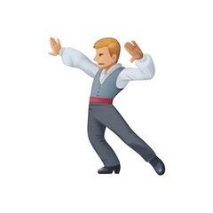 Flamenco Dancer Emoji Man
