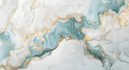 Naklejka premium blue surfaceGilded marble
