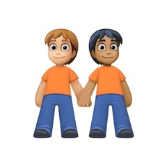 Fototapeta premium Two Young Friends