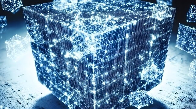 A blockchain developer presenting innovative projects at a national tech event