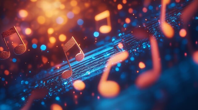 Music-themed background