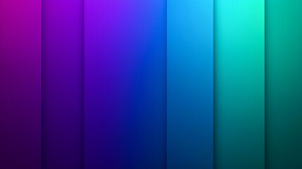 Abstract background with vertical stripes of vibrant colors transitioning from purple to blue to green.