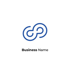 Obraz premium CP logo for business and brand. CP Logo Design. Creative And Modern logo. 