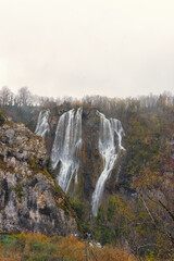 Autumn landscape. Travel to the most magnificent corners of the world in Croatia