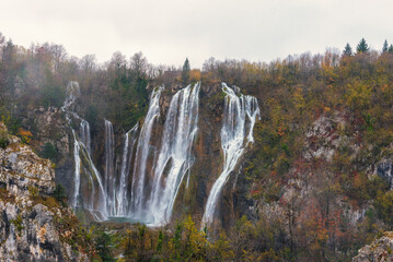 Plitvice Lakes National Park in Croatia. Travel to the most magnificent corners of the world