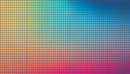 Gradually morphing squares creating an optical illusion effect.AI Generated