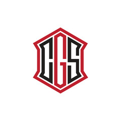 cgs logo design vector template, initial cgs letter logo design vector template, CGS simple typography logo design